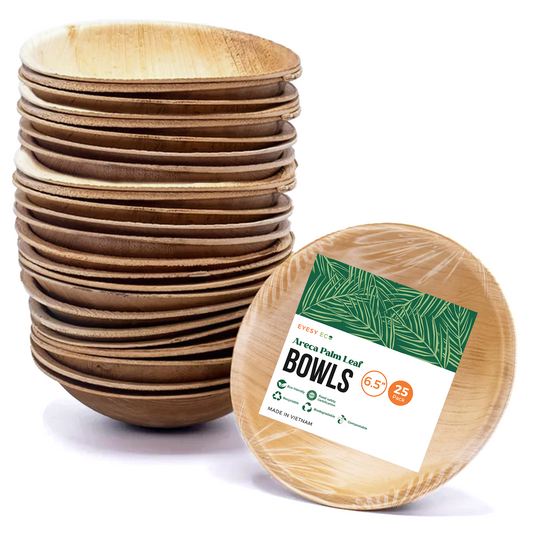 Palm leaf bowls / 15 cm